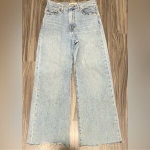 Levi's Sky Blue Wide Leg Jeans